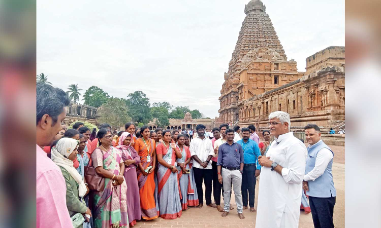 Centre keen on preserving Chola monuments, says Union Minister Gajendra Singh Shekhawat
