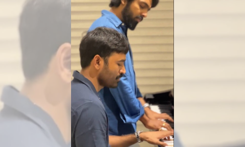 Dhanushs jam session with music director G V Prakash ahead of Idly Kadai’s first single release wins hearts
