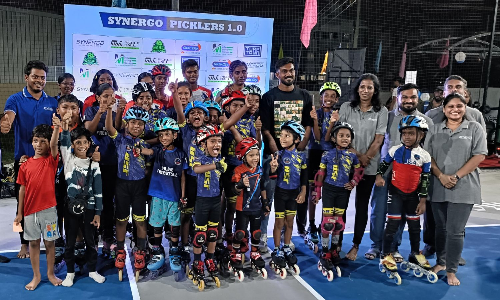 CSK all-rounder Vijay Shankar inaugurates new multi sports arena in Chennai