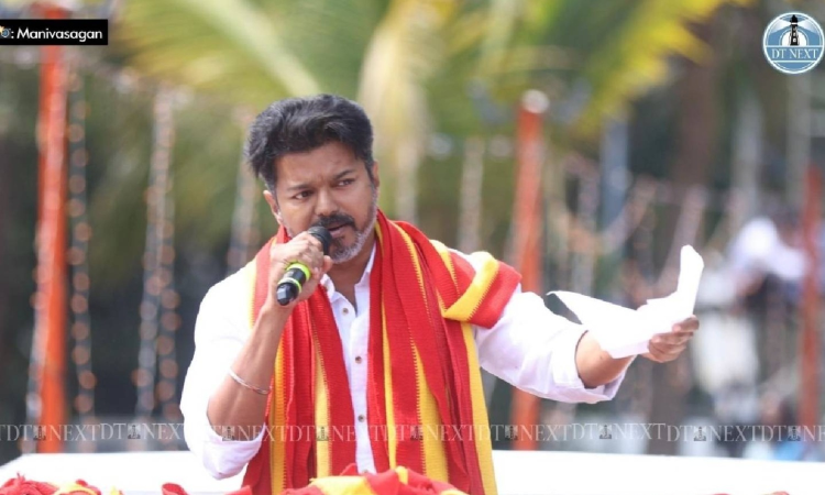 TVK president Vijay condemns detention of opposition MPs during Delhi protest