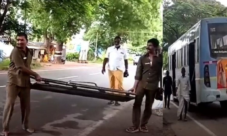 Door of moving govt bus comes loose, falls on Pollachi–Valparai road