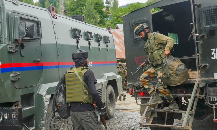3 terrorists killed in encounter with security forces in forests on Srinagar outskirts