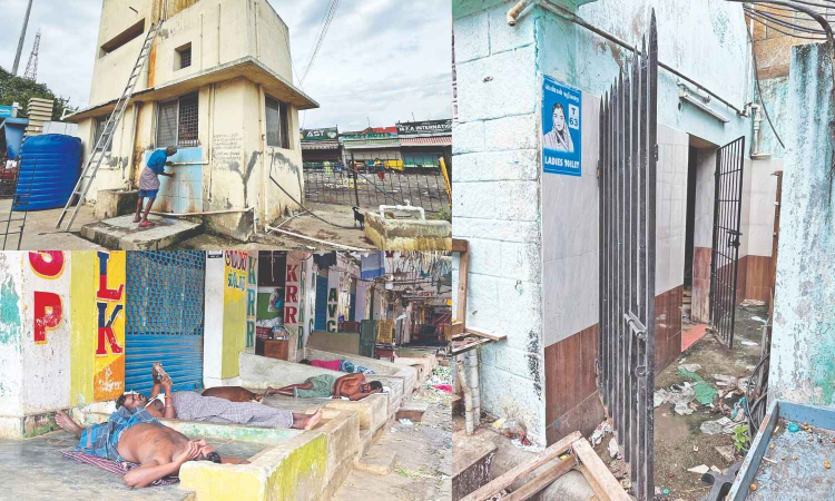 Rest area a luxury for workers at Koyambedu market Rest area a luxury for workers at Koyambedu market