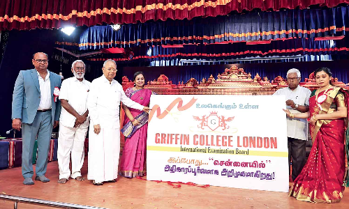 Griffin College London honours artists with Global Achievement Award