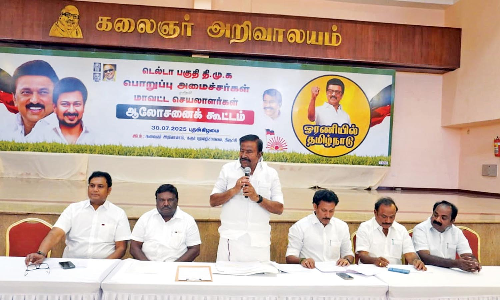 TN Minister KN Nehru eyes 41 lakh new membership from Delta region