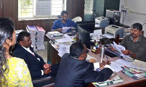 Distraint proceedings to attach movable property at Kovai Collectorate initiated