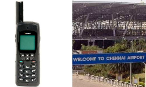 American student caught with banned satellite phone at Chennai Airport