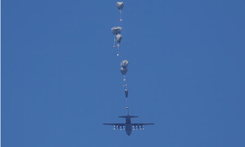 IDF airdrops aid into Gaza with six countries; denies claims of starvation