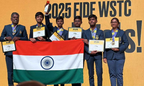Chennais Velammal Vidyalaya wins gold medal at World Schools Team Championship