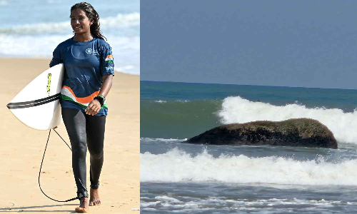 Asian Surfing Championship | Kamali’s quiet rock: a well-wisher in wild waters