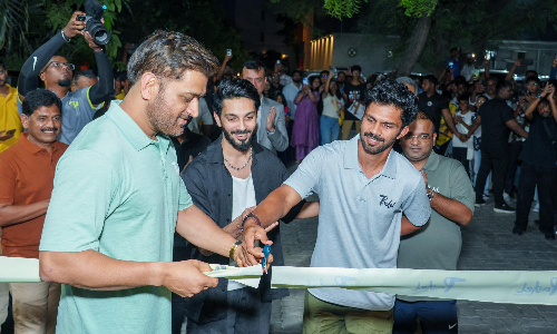 MS Dhoni launches first 7Padel centre in Chennai
