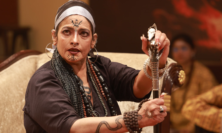 Actress Disco Shanthi Srihari returns to the silver screen after 28 years with Bullet