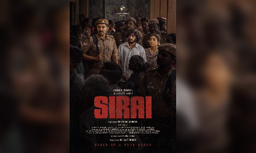 Lokesh Kanagaraj releases first look of Vikram Prabhus Sirai Lokesh Kanagaraj releases first look of Vikram Prabhus Sirai