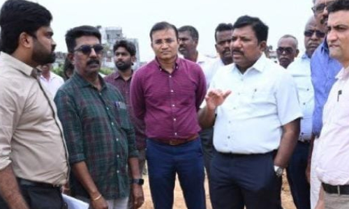 Chennai: CS inspects Rs 200 cr flood mitigation works, asks officials to complete soon