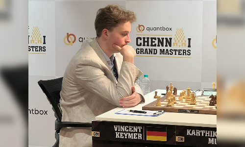 Chennai Grand Masters: Keymer makes it three in a row