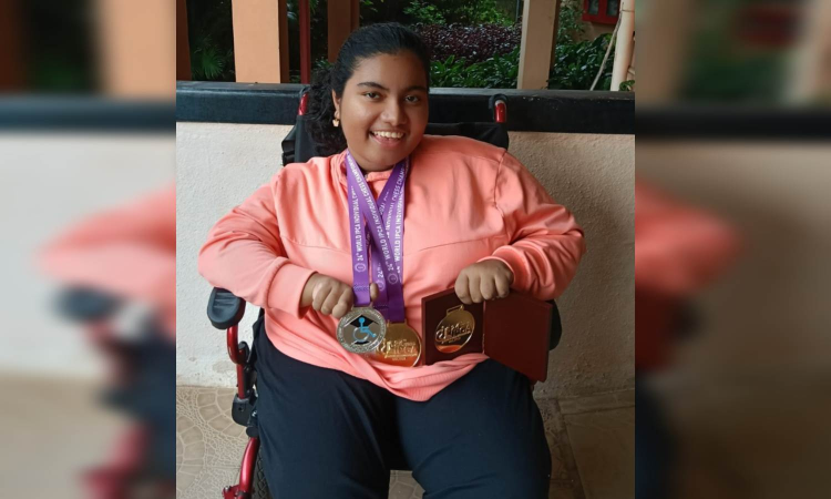 Chennais Sharon bags three silvers at World Championship