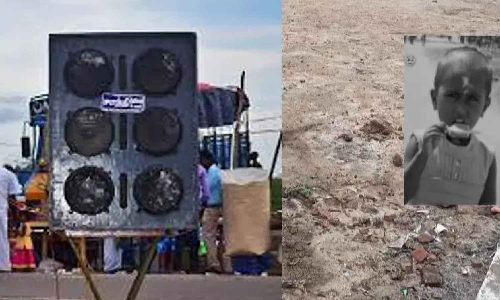 Child killed as speaker falls on her in Ramanathapuram