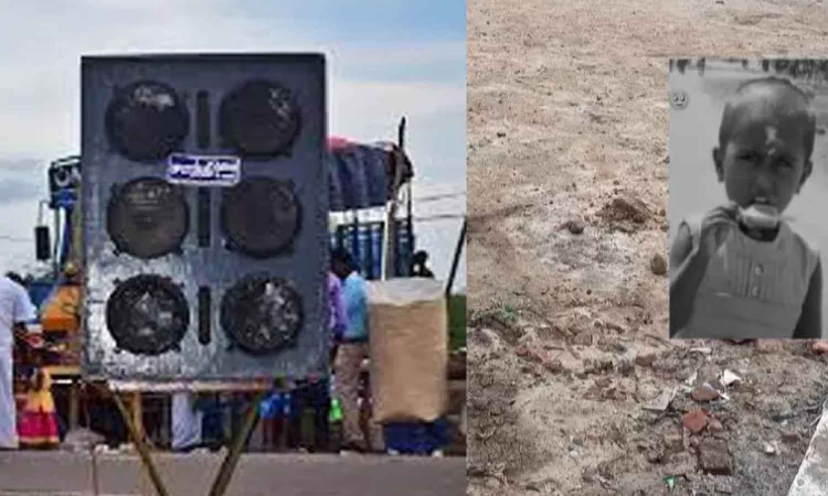 Child killed as speaker falls on her in Ramanathapuram