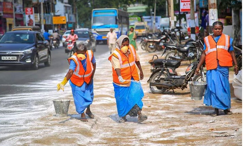 At least they can protest: Chennais private contract workers