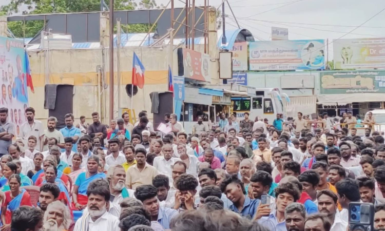 VCK holds state-wide protest demanding anti-honour killing act