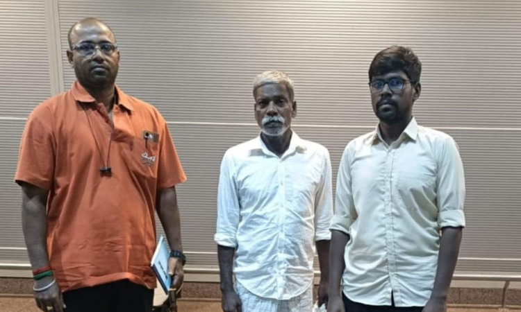 Rameswaram fisherman released from Sri Lankan prison arrives in Chennai
