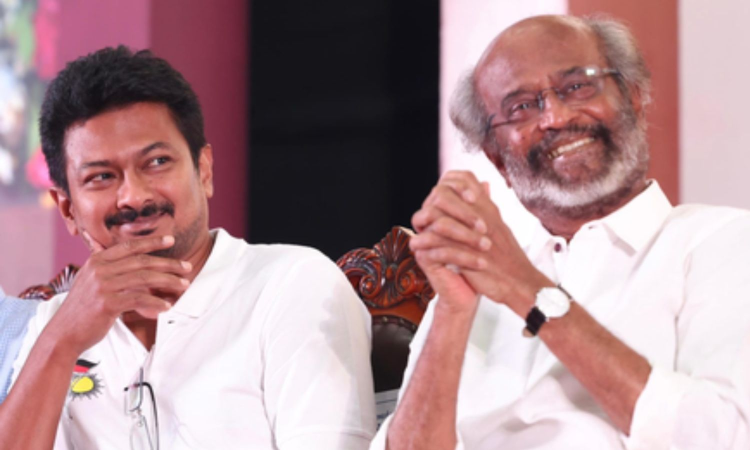 Udhayanidhi Stalin watches Rajinikanths Coolie; says he enjoyed the power-packed mass entertainer
