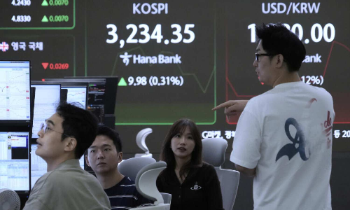 World shares retreat after losses for Big Tech pull US stocks lower