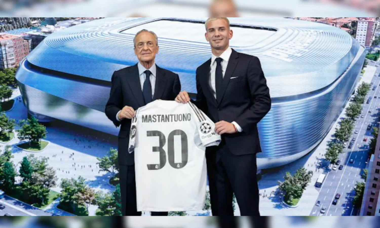 Real Madrid signs Argentine teenager Franco Mastantuono to a six-year deal Real Madrid signs Argentine teenager Franco Mastantuono to a six-year deal