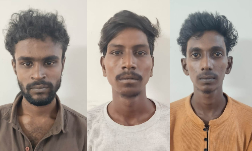 Three arrested in Marina Beach laptop theft and knife-point robbery