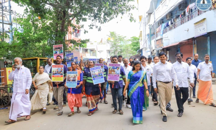Cleanliness workers thank CM Stalin for slew of schemes Cleanliness workers thank CM Stalin for slew of schemes