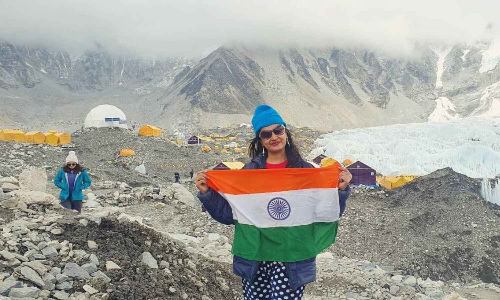 ‘The determination helped me through the Everest trek’