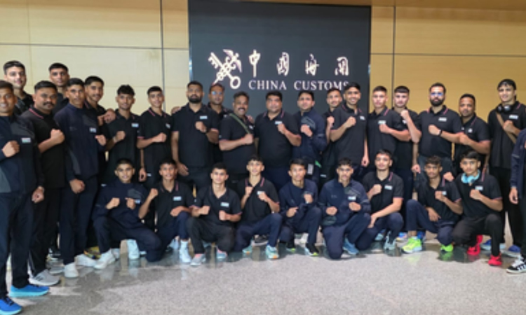 Indian boxers arrive in China for International Youth Boxing Gala Indian boxers arrive in China for International Youth Boxing Gala