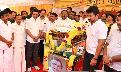 CM Stalin pays last respects to Nagaland Governor La Ganesan