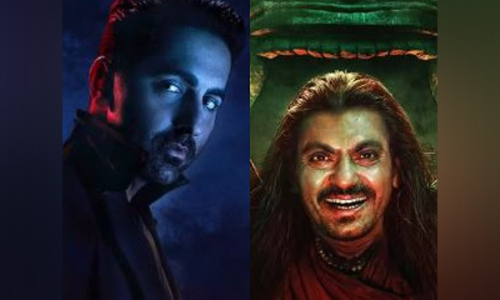 Thama first-look posters out; Ayushmann Khurrana arrives as aakhri umeed, Nawazuddin is Andhere ka badshah