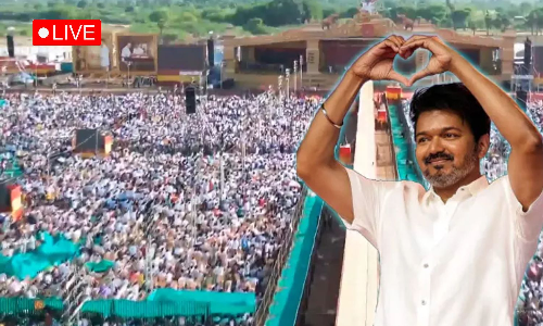 TVK Madurai conference HIGHLIGHTS | Vijay slams BJP, PM Modi, DMK and Stalin uncle in speech; promises people-centric politics