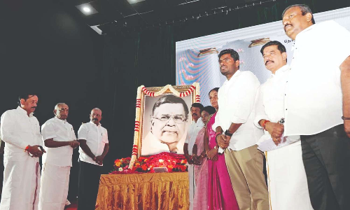 Annamalai recalls La Ganesan’s deep bond with BJP