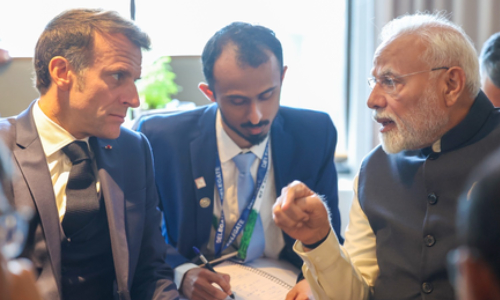 PM Modi, French President Macron discuss peaceful resolution of conflicts in Ukraine, West Asia