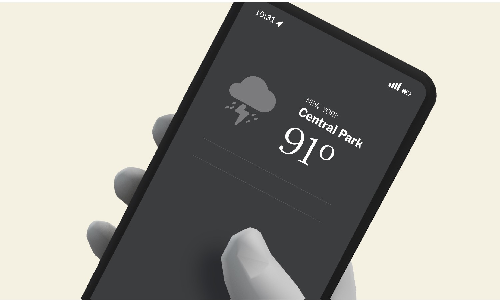 How your phone gets the weather How your phone gets the weather