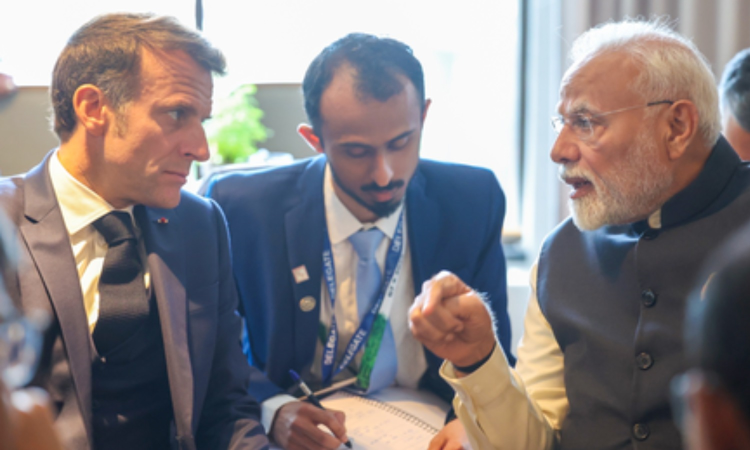 PM Modi, French President Macron discuss peaceful resolution of conflicts in Ukraine, West Asia