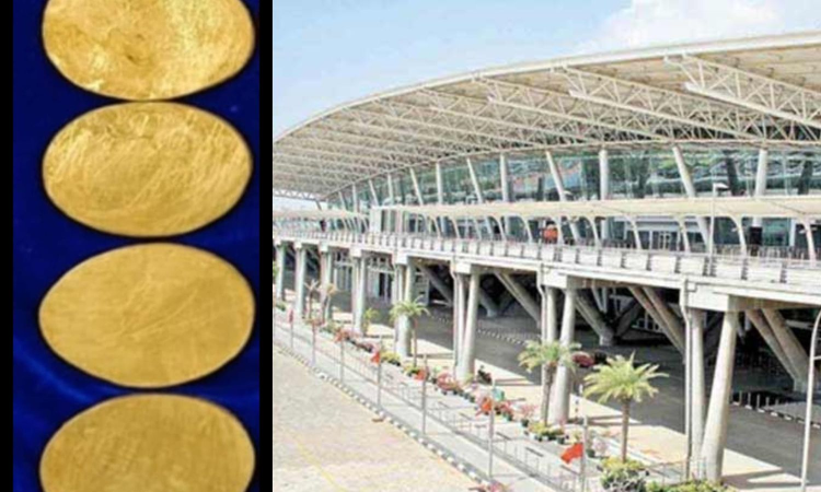 Flyer returning from Kuala Lumpur held with 1 kg gold at Chennai airport
