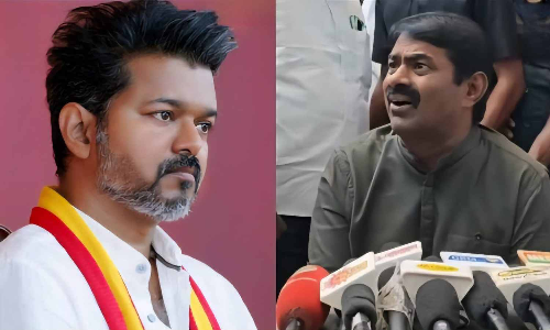 Seeman criticises Vijay for seeking security; clarifies about alliance stance