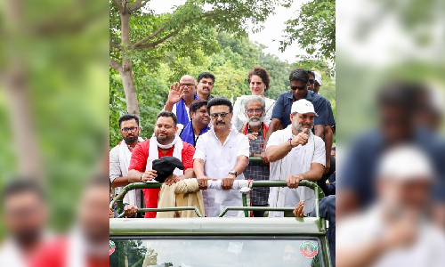 As TN CM Stalin joins LoP Gandhi’s ‘Voter Adhikar Yatra’, BJP rakes up DMK’s mockery of Biharis