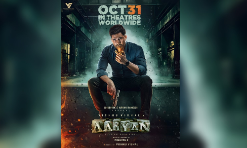 Vishnu Vishal’s crime thriller Aaryan to hit screens on October 31