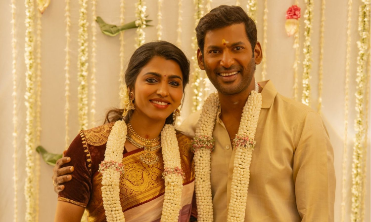 Actor Vishal gets engaged to Sai Dhanshika on his birthday, see photos