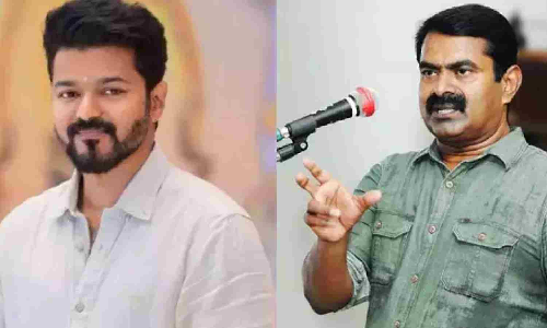 Not even an ‘anil’ at the rally: Seeman’s dig on TVK leader Vijay