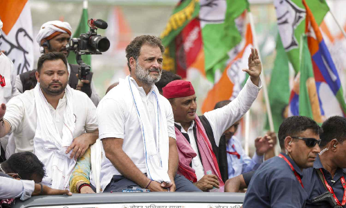 BJP, RSS, EC indulging in vote chori in India, alleges Rahul Gandhi at Bihar rally BJP, RSS, EC indulging in vote chori in India, alleges Rahul Gandhi at Bihar rally