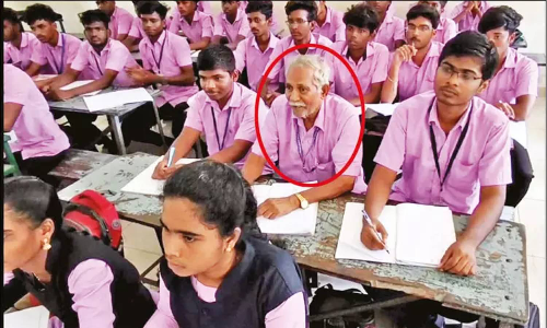 Classmate Thatha: Decade after retirement, 72-year-old joins ITI diploma