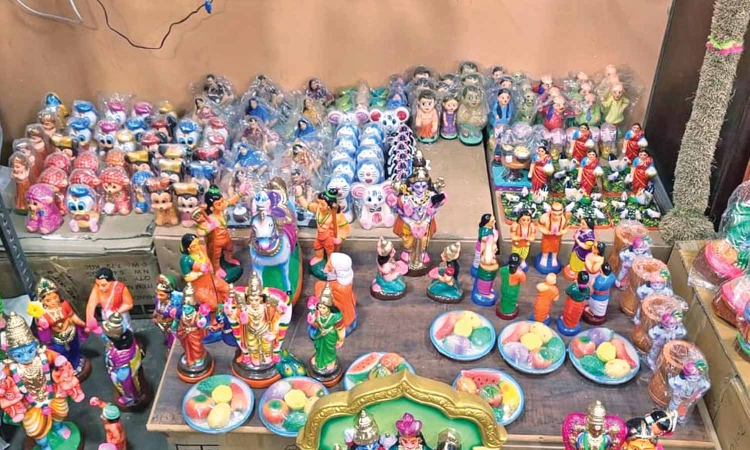 Trump tariff & suspension of parcel service crush Kanchi golu doll makers dream