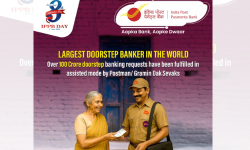 India Post Payments Bank processing billions of digital transactions, enabling doorstep services