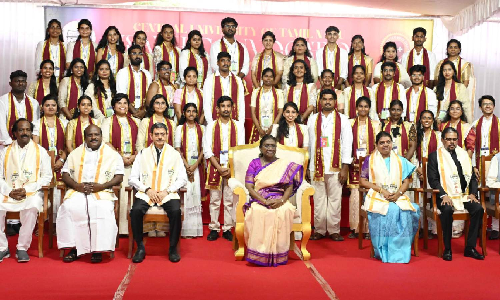 Tamil Nadu: Keep on learning, President exhorts new CUTN graduates